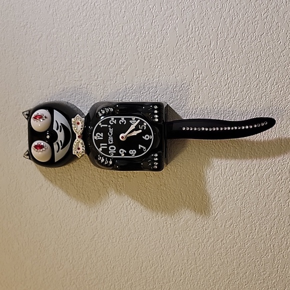 Kit-Cat Klock Other - Jeweled Classic Black Kit-Cat Klock clock SUPER RARE Vintage